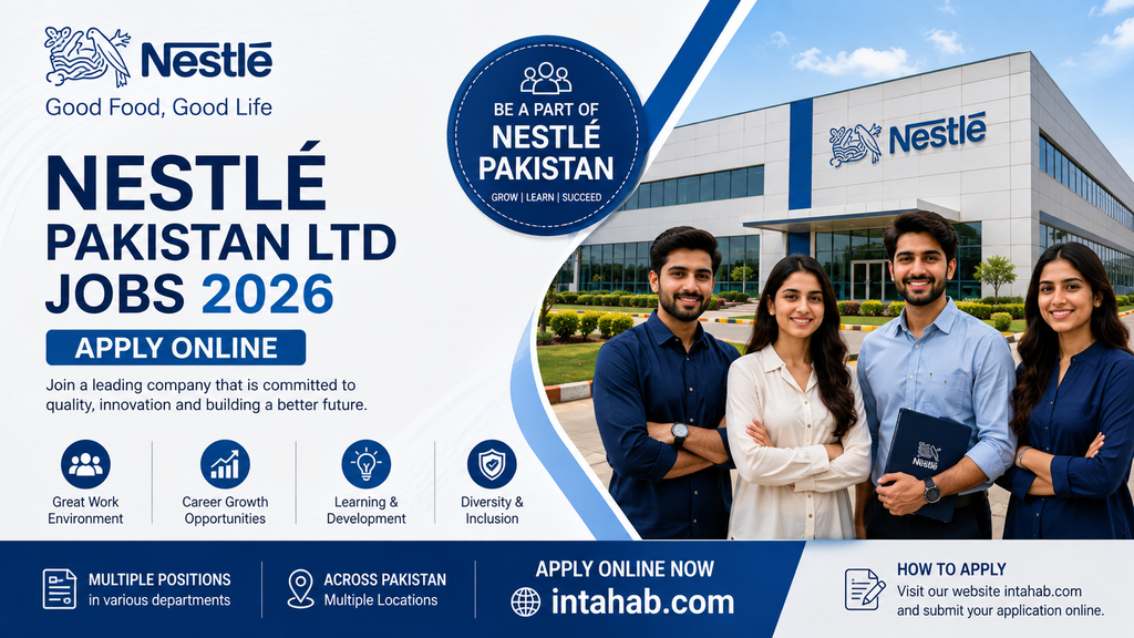 Nestlé Pakistan Ltd Jobs 2026 – Online Registration | Male & Female