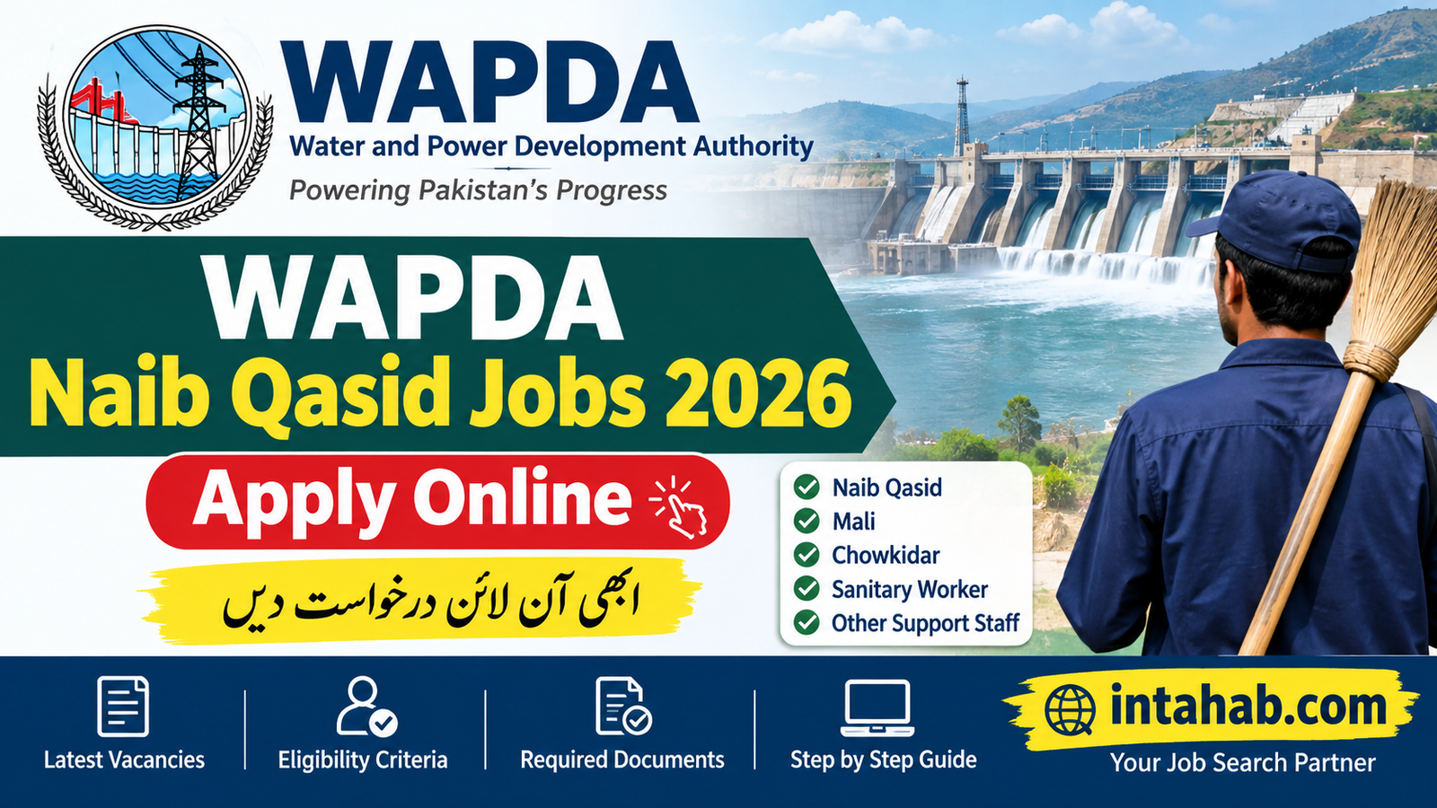 WAPDA Naib Qasid Jobs 2026 – Apply Online | Male & Female